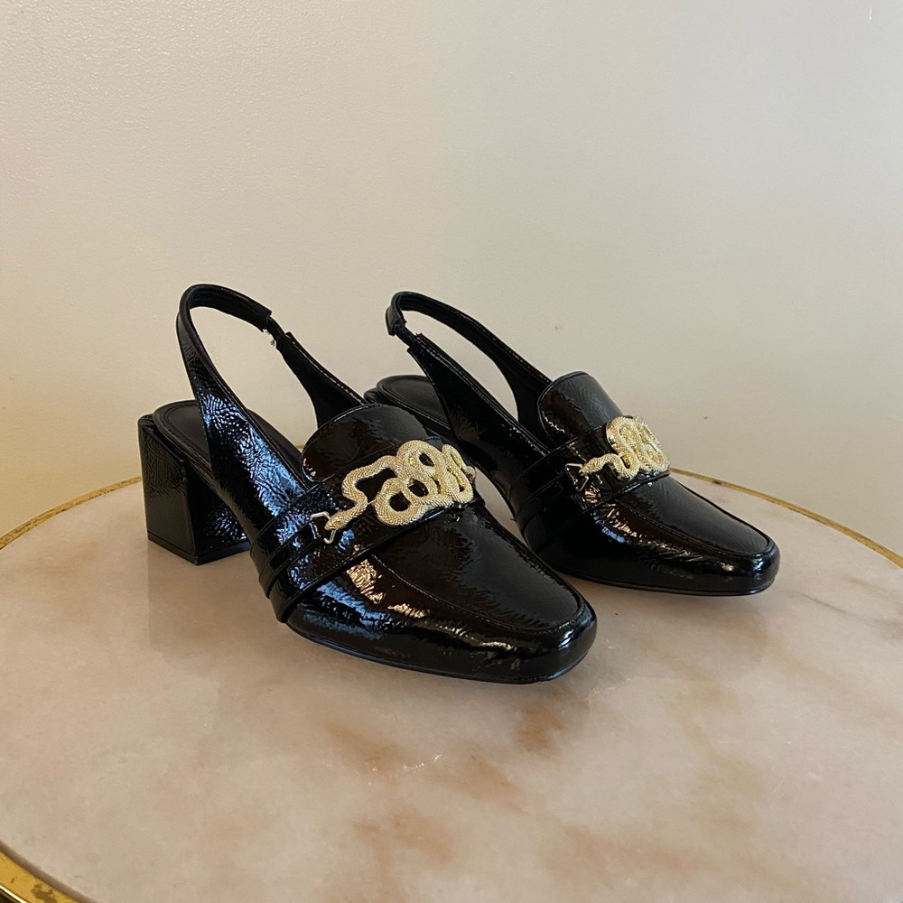 ASOS patent leather heel